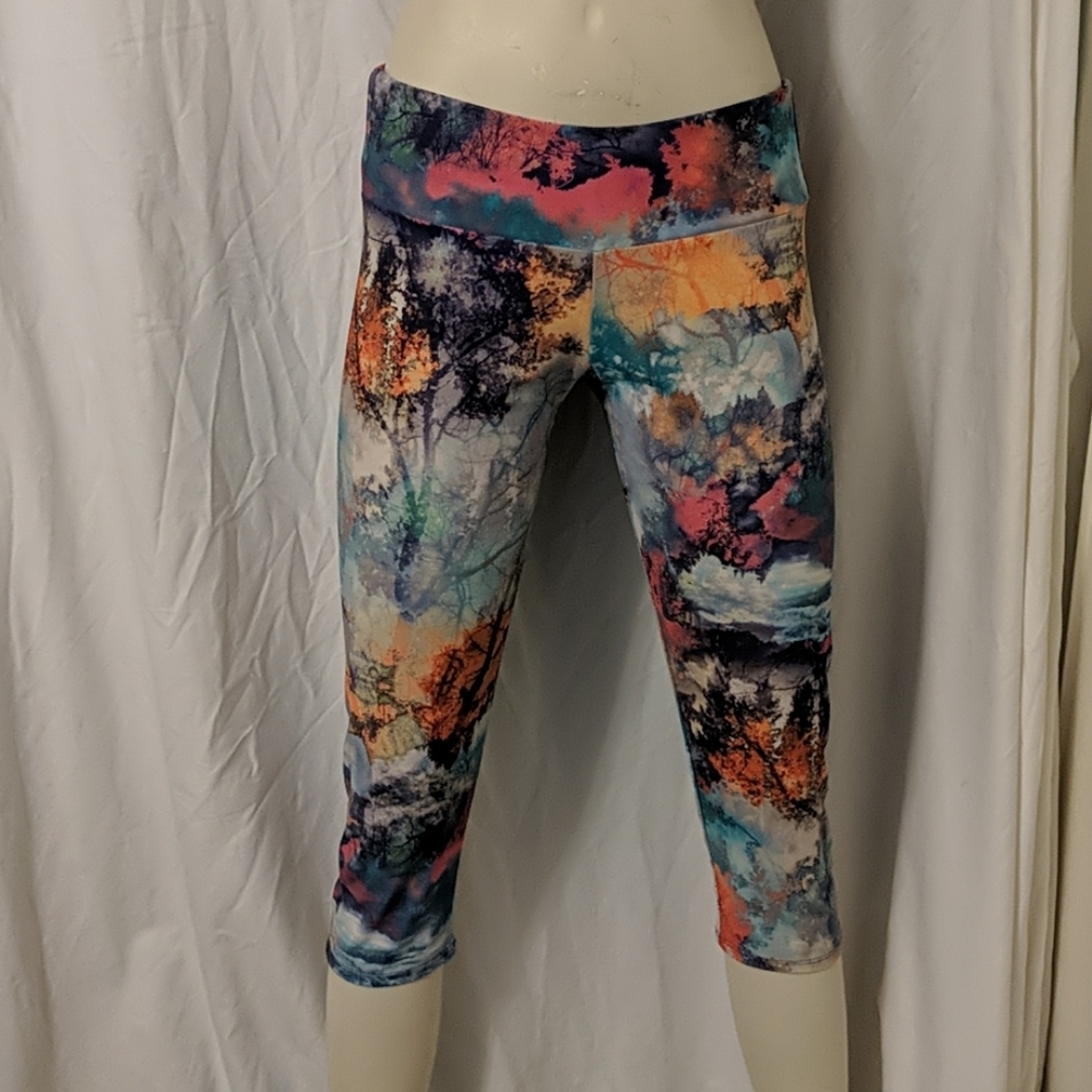 ✨5/$25✨ Onzie Anthropologie nature rainbow leggings - Picture 2 of 8